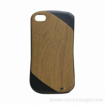 Soft Diagonal PU Leather and TPU Case for iPhone 4/4S, IMD/IML Technology